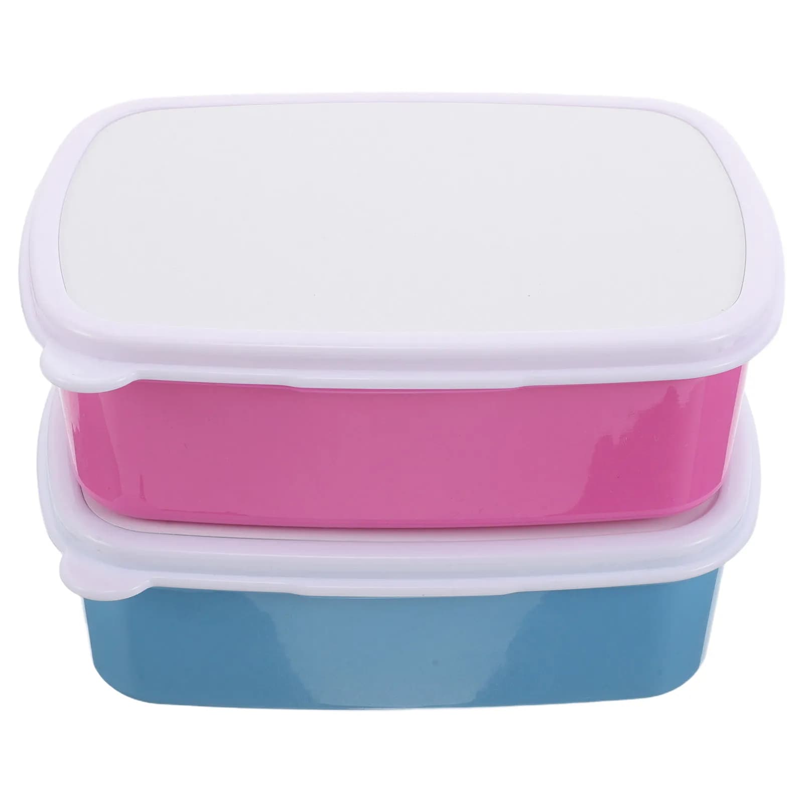 2 contenitori rettangolari per il pranzo Bento, ermetici e a tenuta stagna, per il controllo delle porzioni, per la preparazione dei pasti, riutilizzabili, per snack