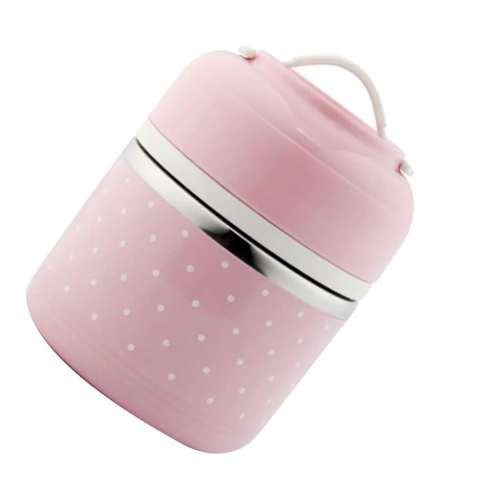 Food Grade Stainless Steel Lunch Box Portable Heat Retention Container Leakproof Lid Warm Keeping Bento Box for Office School