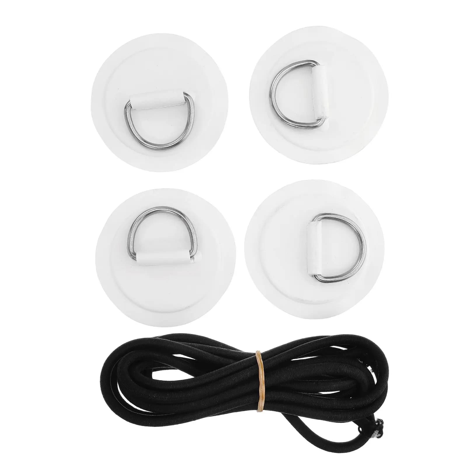 Set di 1 Anello a D in Acciaio Inossidabile per Paddleboard, Accessori Impermeabili in PVC per Tavole Gonfiabili, Fibbia di Fissaggio per Corde di Kayak e Barche