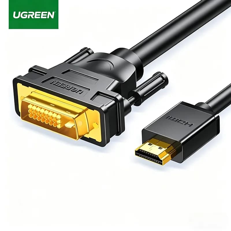Cavo UGREEN da HDMI a DVI 4K60Hz, convertitore bidirezionale da DVI a HDMI per laptop, PC, proiettore, monitor, video HD