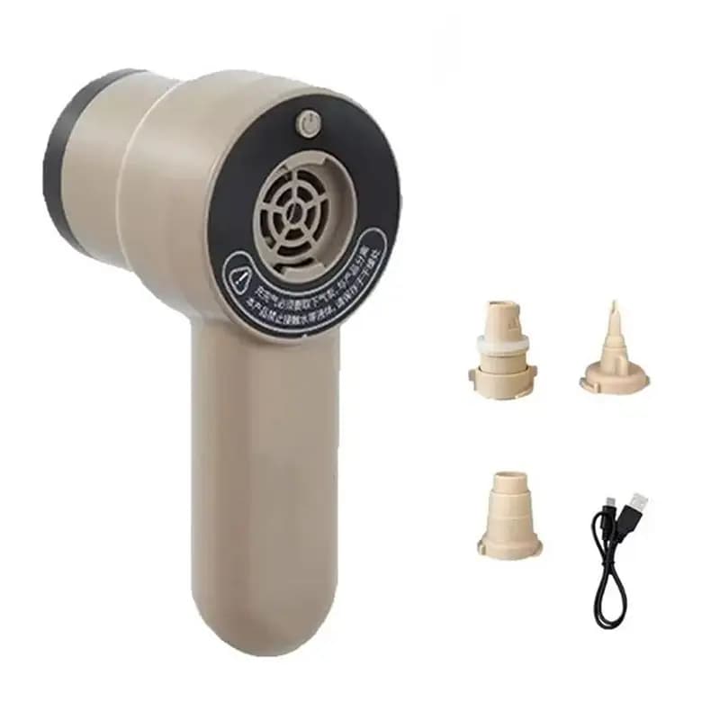 Y42A-Pompa ad aria elettrica con motore brushless, gonfiatore wireless, compressore d'aria ad alto flusso, per piccoli materassini gonfiabili, kayak e pagaie