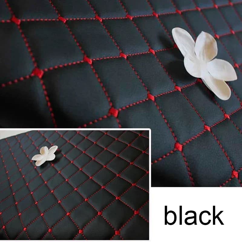 Tessuto in pelle PVC trapuntata ricamato 100x140 cm per tappetino auto decorazione sedile ecopelle tappezzeria materiale artigianale da parete