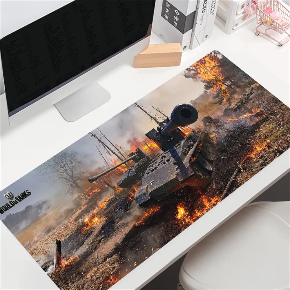 Tappetino per mouse da gioco di grandi dimensioni personalizzato HD World of Tanks Tappetino per mouse anime di grandi dimensioni personalizzato per tappetini da scrivania CS GO Zelda World of Warcraft