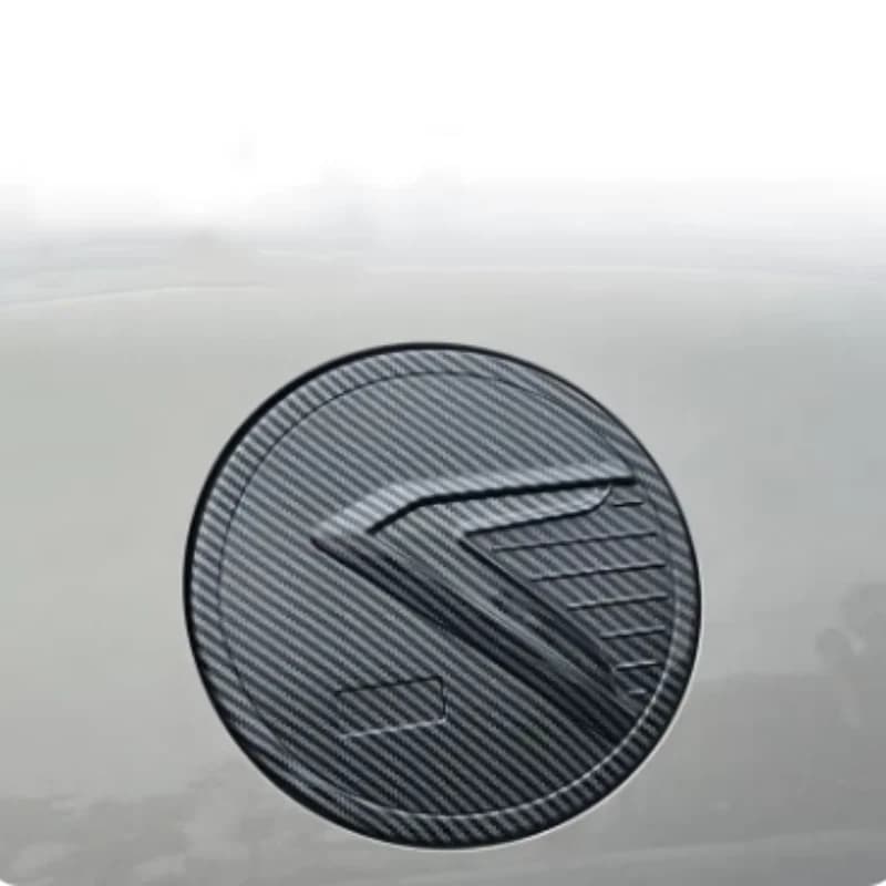 Car Fuel Tank Cap Charger Cover Panel Decoration For Great Wall GWM Haval Dargo 2023 2024 2025 2th PHEV Carbon Fiber Accessories