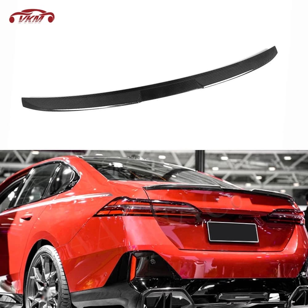Spoiler per bagagliaio posteriore in fibra di carbonio per BMW Serie 5 G60 G68 M Sport 2024 + FRP Spoiler per bagagliaio posteriore Kit carrozzeria Accessori auto