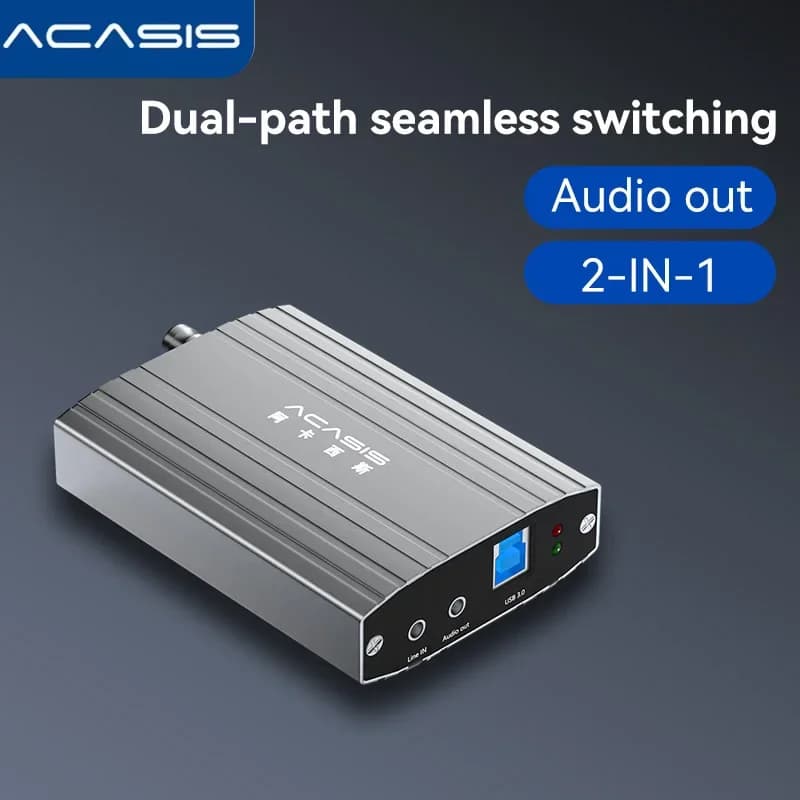 Scheda di acquisizione video Acasis da USB 3.0 a HDMI/SDI Switching continuo e mix audio | Formato 1080P 60Hz USB 3.0 YUY2 per TV medica e fotocamera