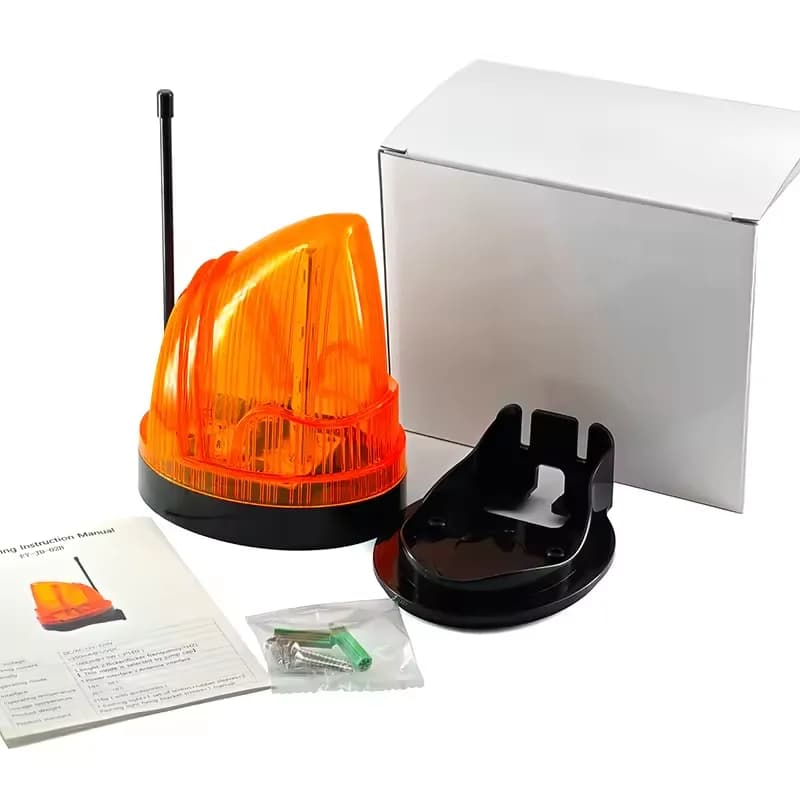 Luce di Segnalazione LED Universale 12V 24V 220V, Lampeggiante da Parete per Porte di Garage, Luce di Emergenza