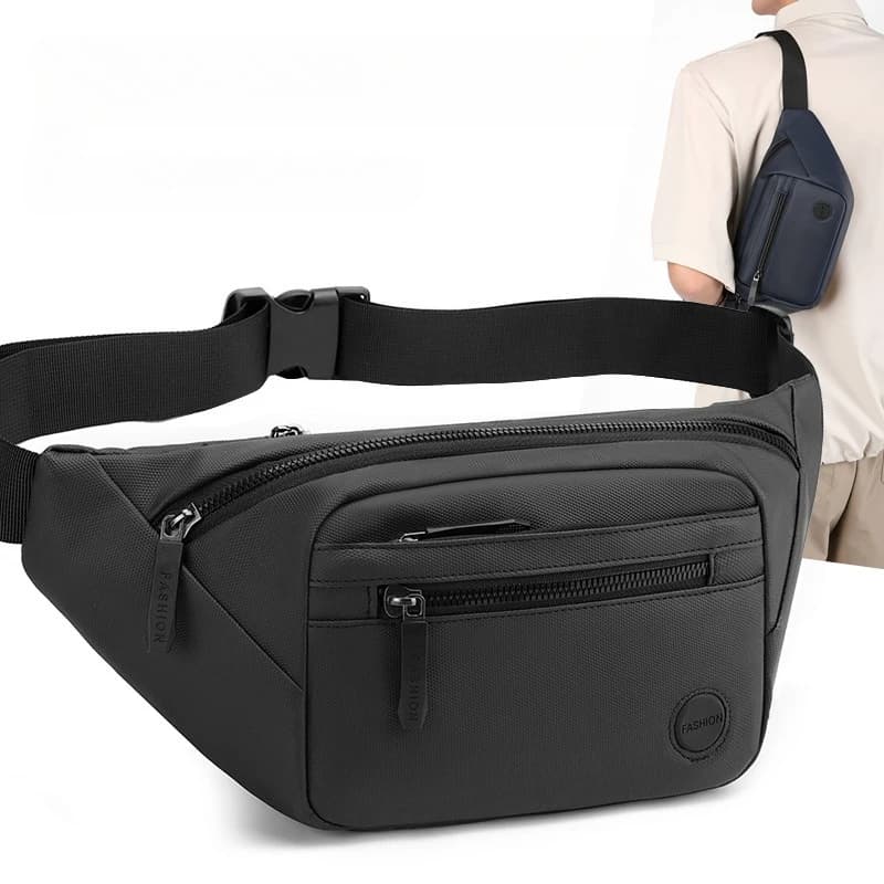 Marsupio impermeabile unisex Marsupio da cintura maschile Borsa da lavoro per telefono canguro da donna - Attrezzatura da viaggio per uomini e donne