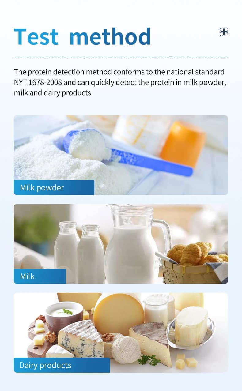 Quick tester of protein for milk powder, food content tester equipment for testing milk powder and other foods YP-Z12