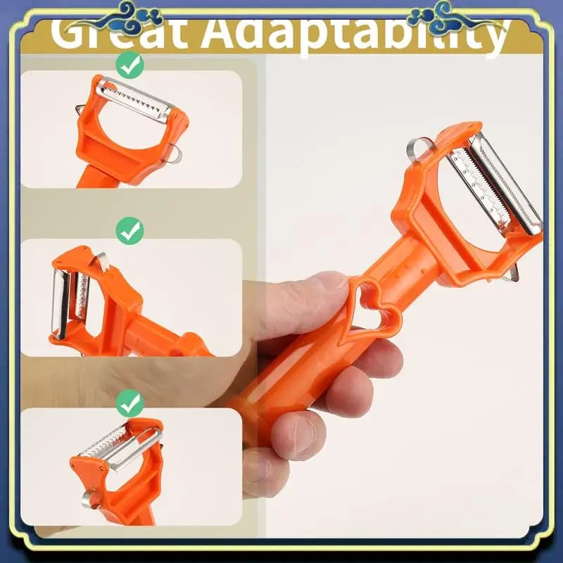 A56P-Plapatate, Affector, Multi Pelapatate Kit, Multi Peeled Domestic Fruit for Kitchen, Slicing Vegetables and Fruits, Peeled Multi Knife
