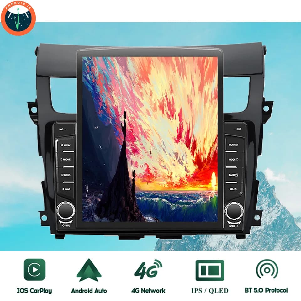 Octa Core Android 14.0 8G Ram Autoradio Stereo GPS Navi HU Per Nissan Teana Altima 2013-2018 Auto Video DVD HU RDS DSP Carplay