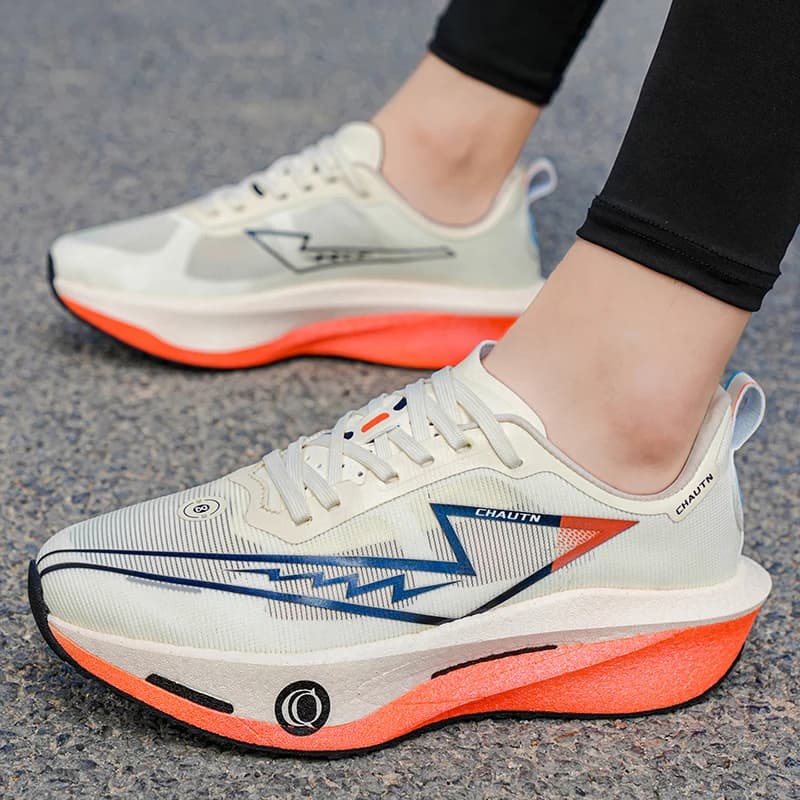 Men Running Shoes Carbon Board Marathon Athletic Nonskid Sneakers Speciality Breathable Lightweight Women's Comfortable Sports