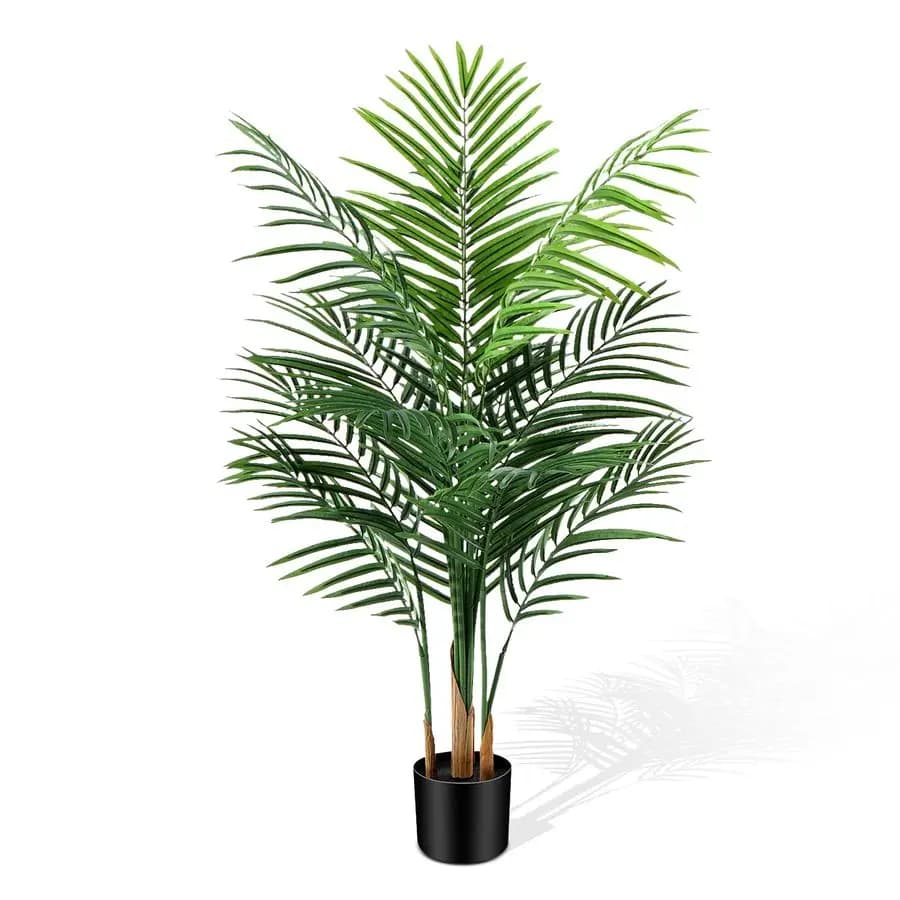 Artificial palm 120 cm, Big Palm Tropicale Finta with 13 logs, High Plants for Interior and Exterior