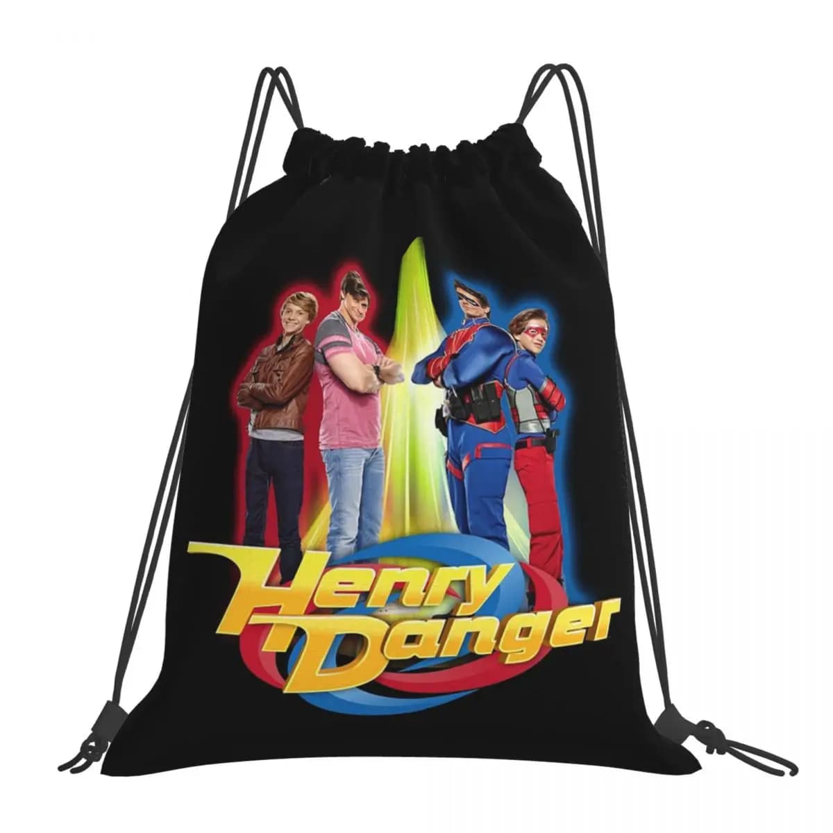Henry hazard Secret identity zaini borse con coulisse coulisse Bundle Pocket borsa sportiva borse per libri per uomo donna scuola