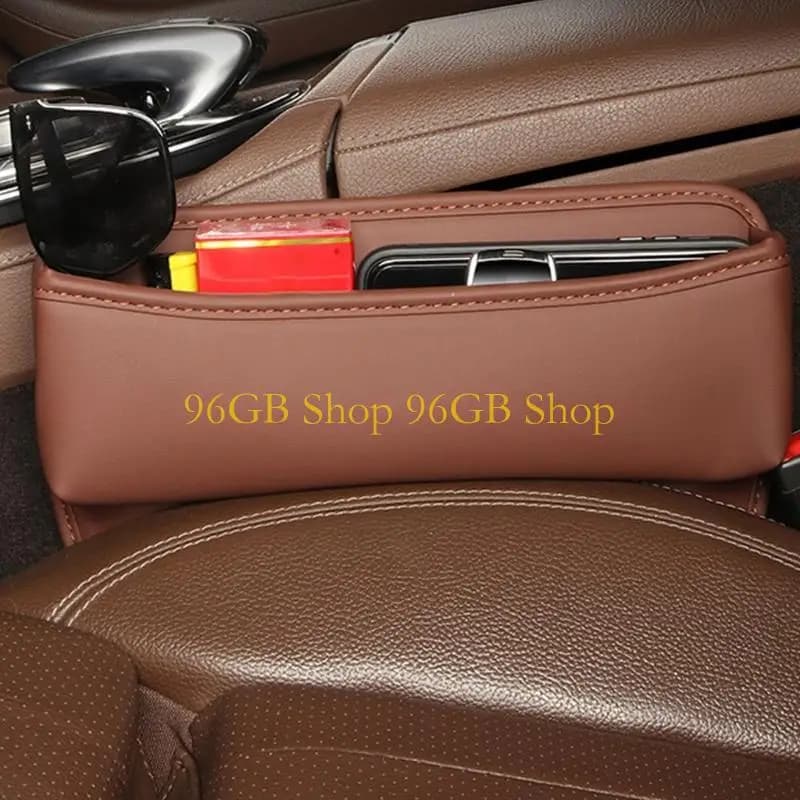 Scatola portaoggetti per spazi vuoti per seggiolino auto da 96 ABS resistente universale con base antiscivolo e