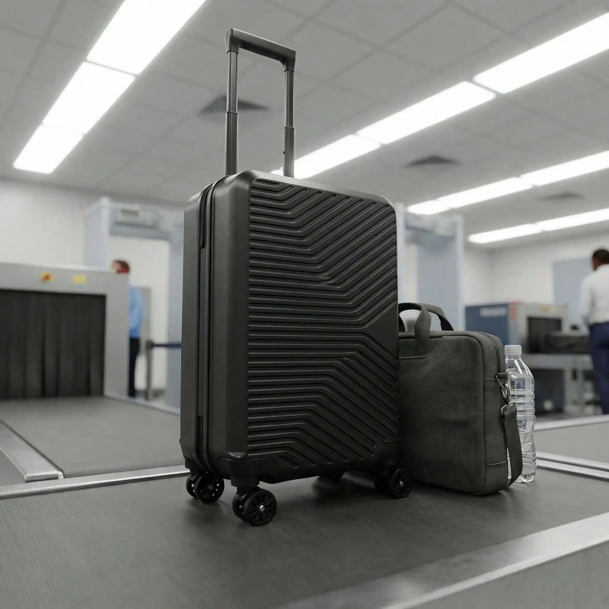 20-Inch ABS Hard-Shell Carry-On Luggage Case With Silent Rotating Wheels That Can Rotate 360°.