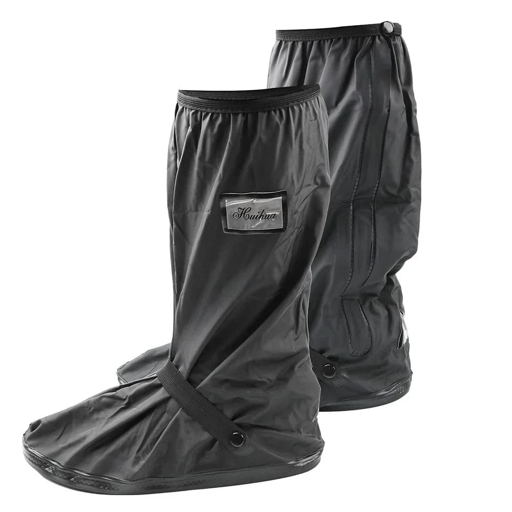 Copriscarpe antipioggia riutilizzabili per scooter da moto Dirt Bike Copristivali antiscivolo Protezioni per scarpe da bicicletta unisex per giornate di pioggia e innevato