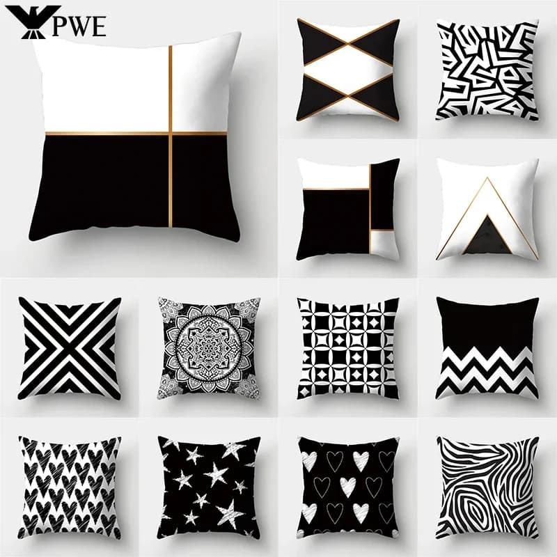 45*45cm geometric print polyester decorative cushions for sofas pillow lining soft pillow lining for home decorations
