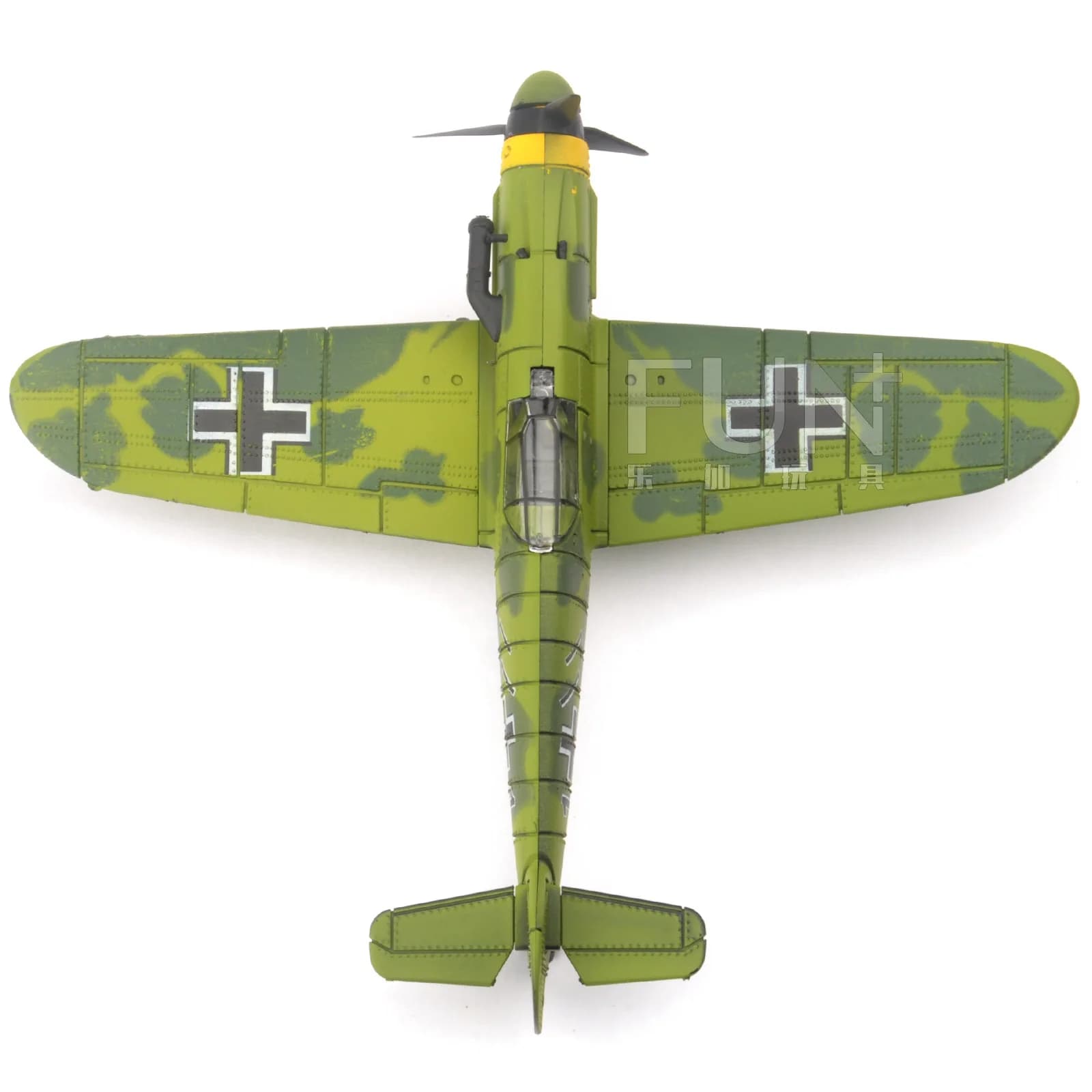 Wii BF109 Fighter Toy Model 4D fai da te assemblato 1:48 modello di giocattolo per aerei giocattoli educativi per scienza militare per bambini regali per ragazzi