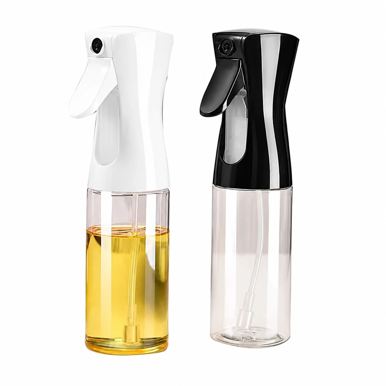 Spruzzatore d'Olio in Vetro 220ml/300ml, Bottiglia Spray Portatile per Olio d'Oliva, Gadget da Cucina per Friggitrice ad Aria, Insalate, Cottura e Frittura