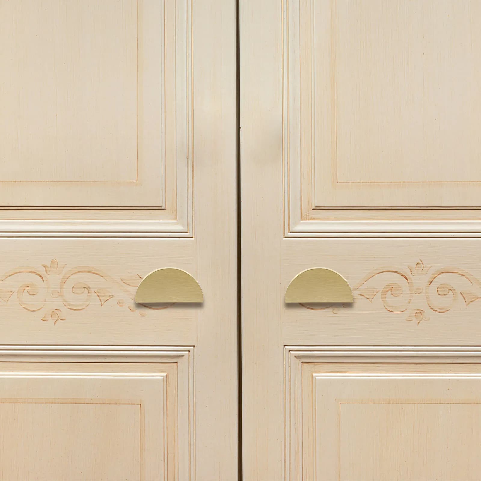 5 maniglie per armadietti in rame puro, moderne, piccole, per cassetti, colore brillante, per mobili, cucina, guardaroba, credenza