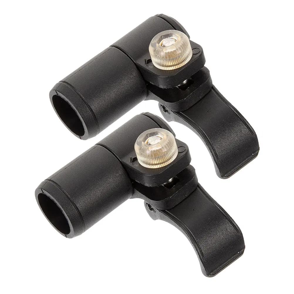 2 Pieces Outer Shoe Clips for Trekking Stick, Stroller Stick Mosque, Hiking Stick Clip, Climbing Stick Block, for Exterior
