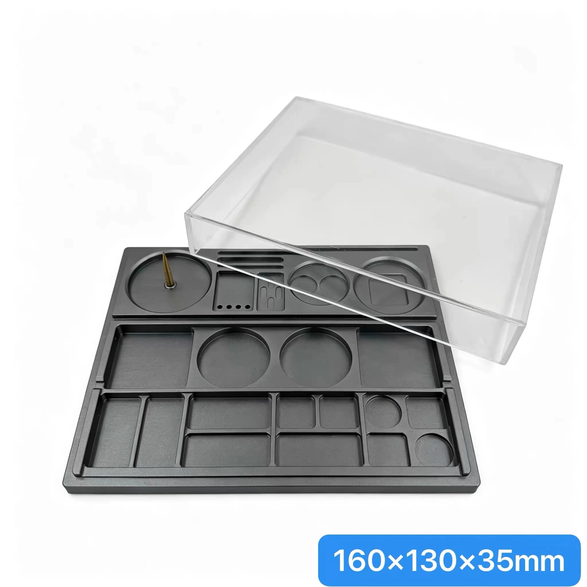 Transparent Acrylic Dustproof Storage Box Watch Movement Parts Container Mobile Phone Watch Repair Accessories Organizer