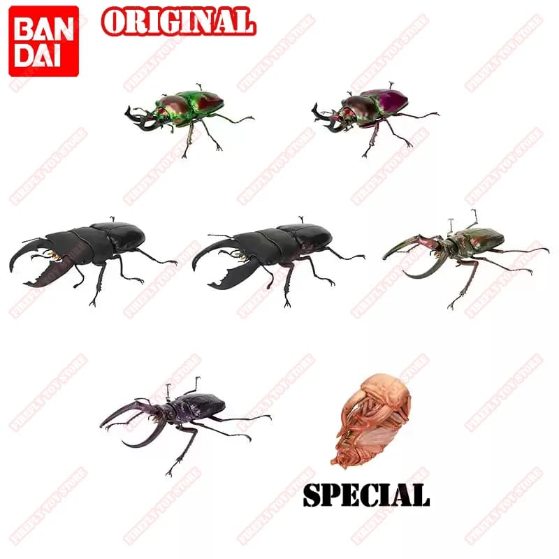 BANDAI Giocattoli originali Ikemono Taisyou ADVANCE Stag scarabeo Gacha Lucky Draw Anime Action Model Figure Collection
