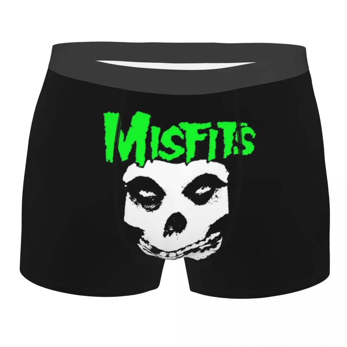 Sexy Punk Rock Band Misfits Boxers Shorts Mutande da uomo elasticizzate