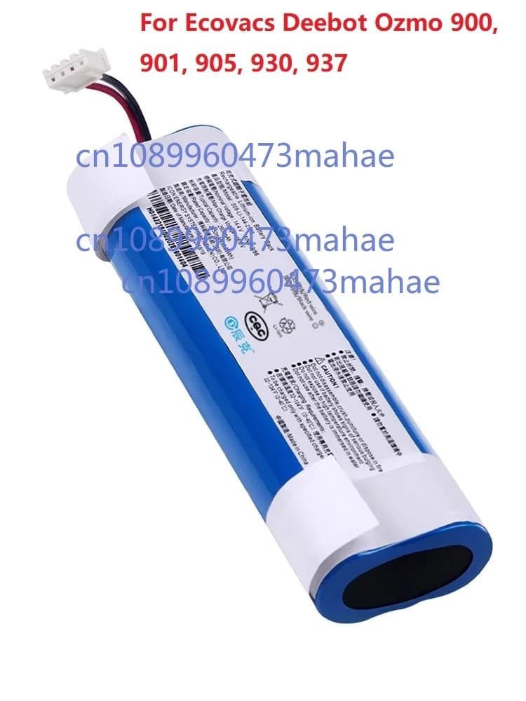 Nuova batteria per aspirapolvere robot 14,4 V 2800 mAh per Ecovacs Deebot Ozmo 900, 901, 905, 930, 937