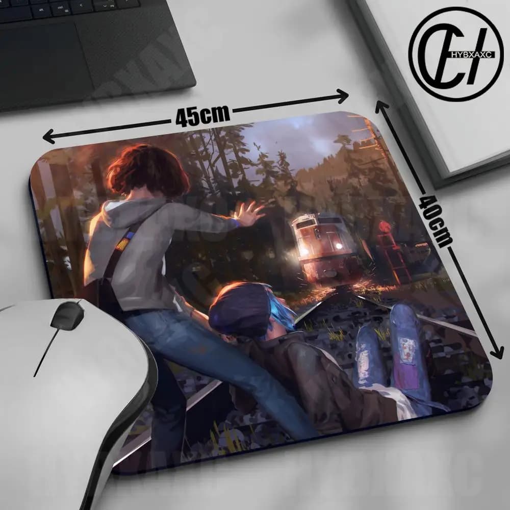Tappetino per mouse anime per mouse da gioco di piccole dimensioni Wolf Pack Life Is Strange Gamer Company Tappetino per tastiera Tappetino da scrivania HYBXAXC