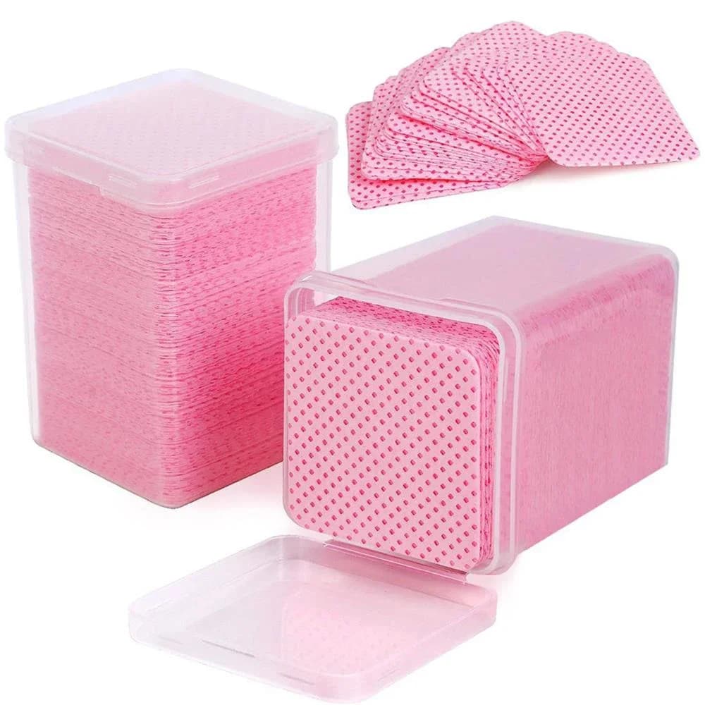 Professional Nail Polishers: Super Absorbent and No-drying, Perfect for Removing Disposal and Cleaning of Eyelash Collar