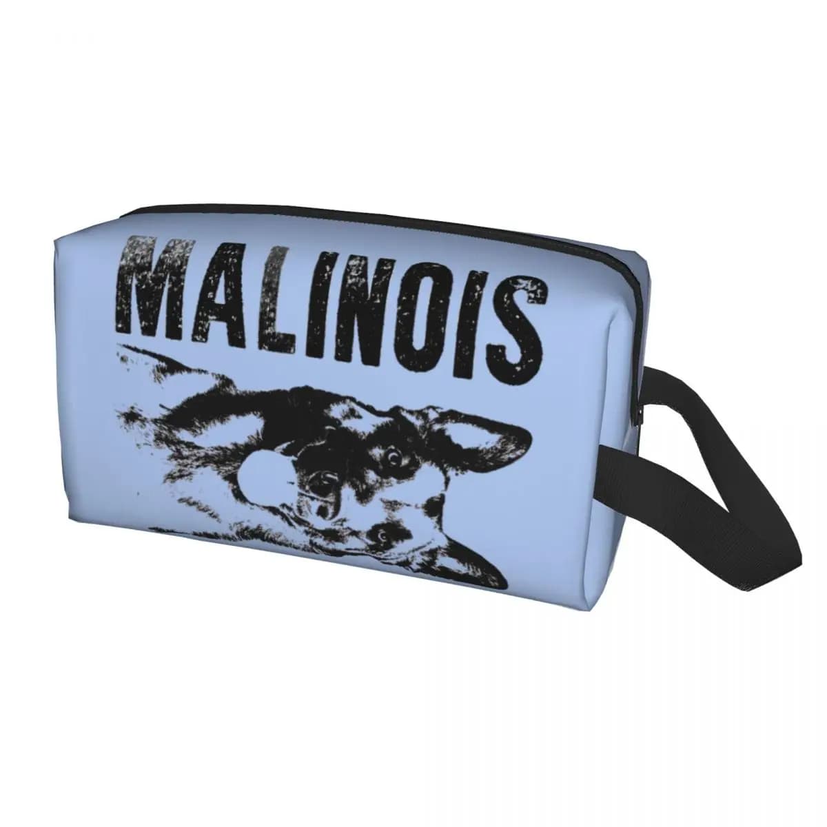 Custom Malinois Dog pastore belga Mechelaar borsa da toilette da viaggio per le donne Cosmetic Makeup Organizer Beauty Storage Dopp Kit