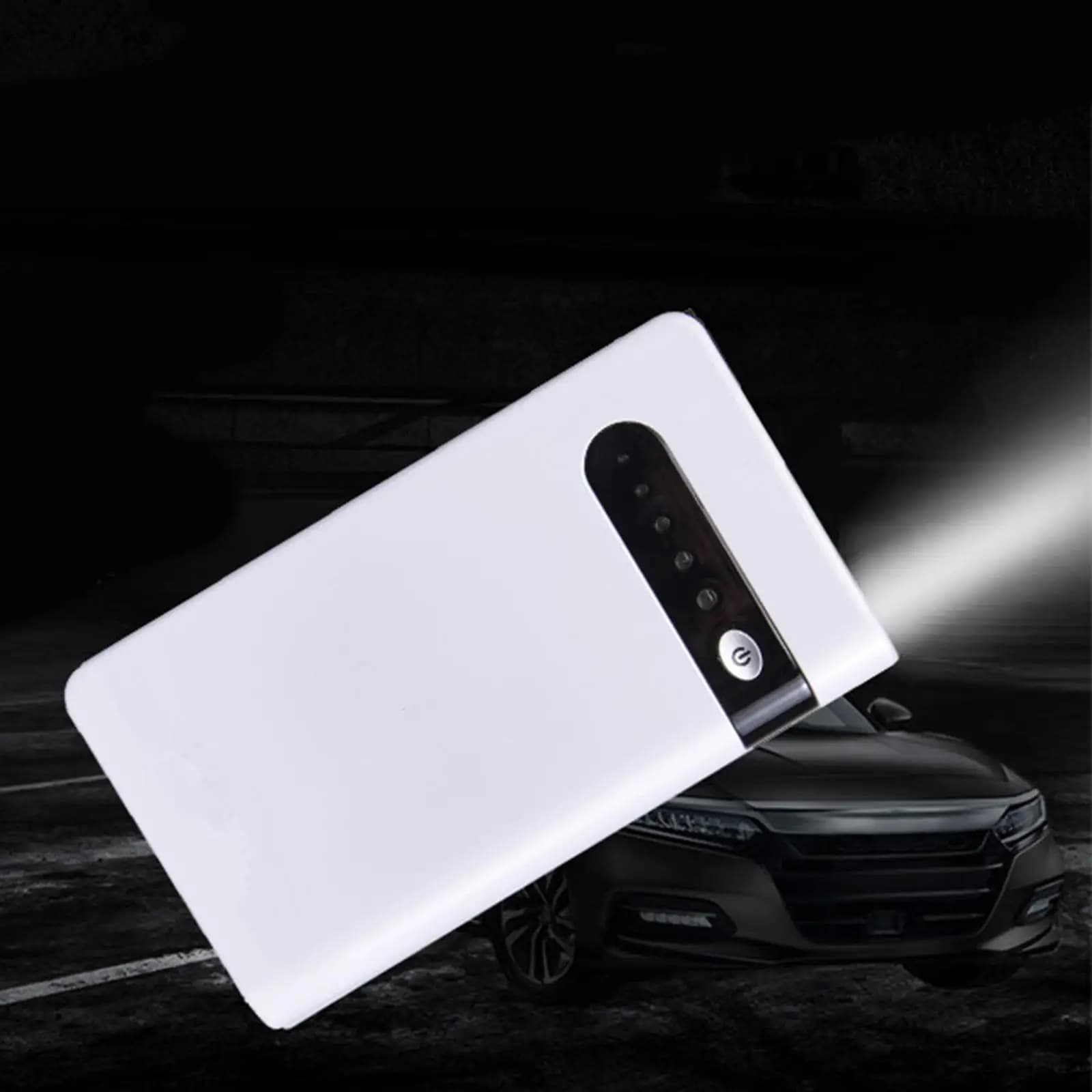 Avviatore di Emergenza per Auto 12V 8000mAh, Power Bank Portatile con Display LED, Caricabatterie per Laptop, Telefono Cellulare e Tablet