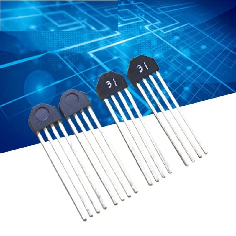 5PCS THS103A SIP-4 Componente Hall GaAs per allarme porte e finestre THS103 DIP-4