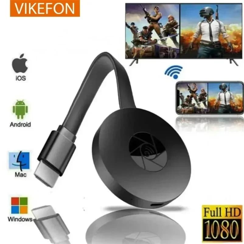 Dongle WiFi portatile G2 Miracast Anycast per la proiezione wireless dello schermo 1080P HDMI, adattatore per la mirroring dello schermo per telefoni iOS e Android, proiettore e TV