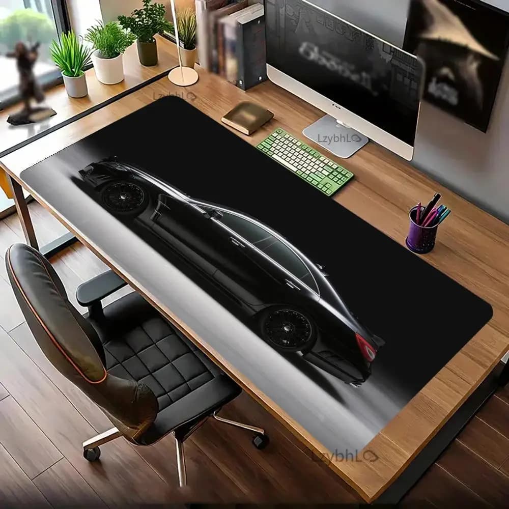 Tappetino per mouse per auto sportiva cool XXL Tappetino per mouse da gioco di grandi dimensioni Tappetino da scrivania in gomma antiscivolo Accessori per computer da ufficio Tappetino da scrivania esteso