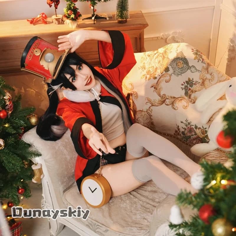 Kisekiya*/Pom-Pom Cosplay Costume Hat Game Honkai: Star Rail Cos Sweet Lovely Uniform Brand Women's Cosplay Clothing Skirt