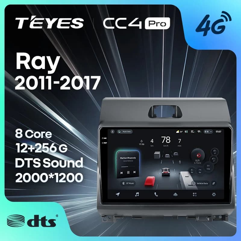 TEYES CC4 PRO Per Kia Ray 2011 - 2017 CarPlay Radio Multimedia Stereo Car play Android Auto 2DIN Autoradio