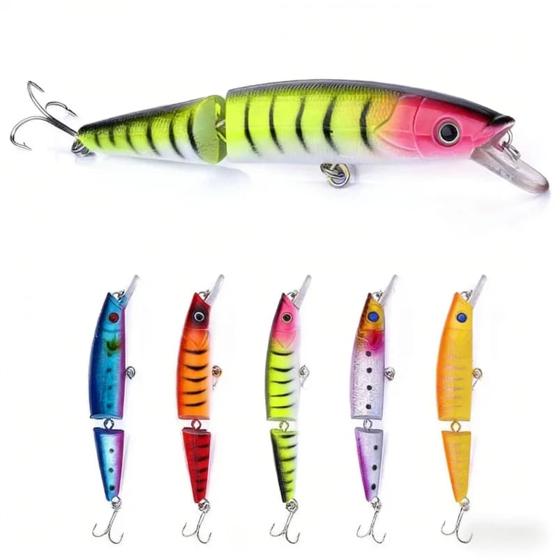 Artificial Esca Bionica Multistadio 21g 14cm, Esca Dura per Lanci Lunghi, Universal per Acqua Dolce e Salata, per Bass e Crappie