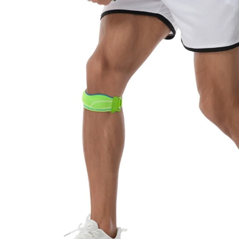 Fascia supporto per tendini rotulei Fascia per ginocchio regolabile Fascia per ginocchio rotulea per basket, corsa, calcio