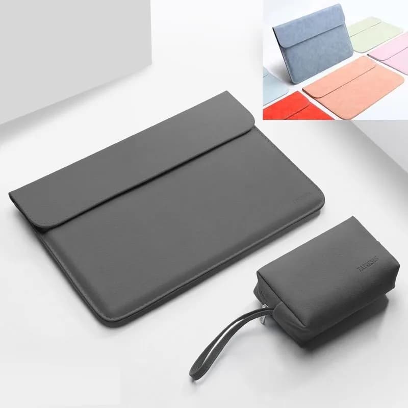 Custodia sottile in pelle PU opaca con chiusura magnetica per Huawei MatePad Edge 14.2 pollici, borsa da trasporto per tablet e PC portatile, custodia a libro per mouse e caricabatterie