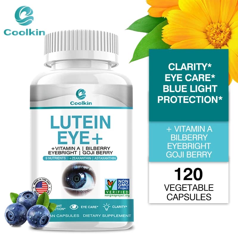 Lutein supplement - Vitamin A + Blueberry Eyebright + GO JI Wolfberry to relieve fatigue and dry eyesCapsule