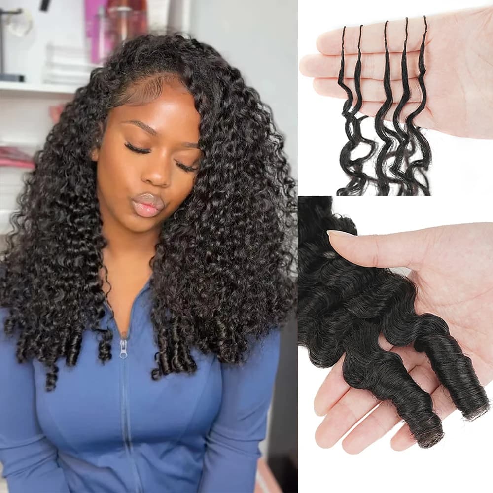 Extension for 100% Human, Pre-Separated, Lightweight and Reusable Hair, Brazilian Style