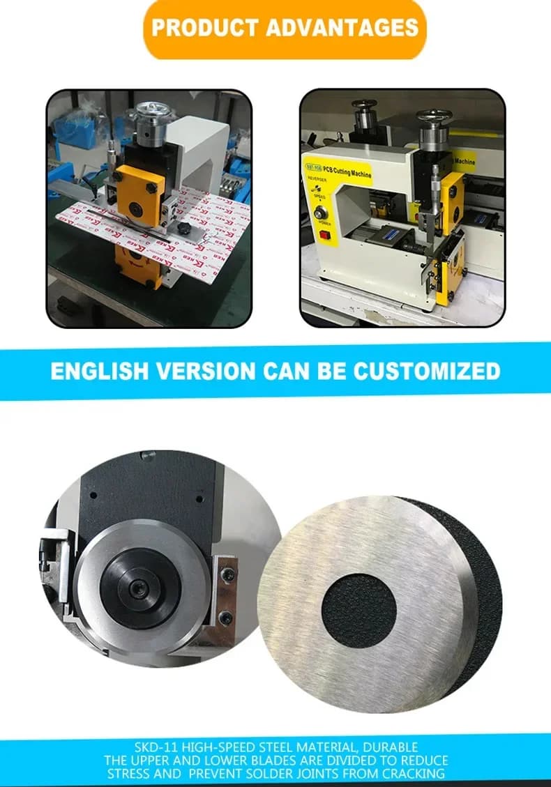 For PCB Separator Cutting Machine with V 220V/50HZ 40W Secondary Card Machine DY-908