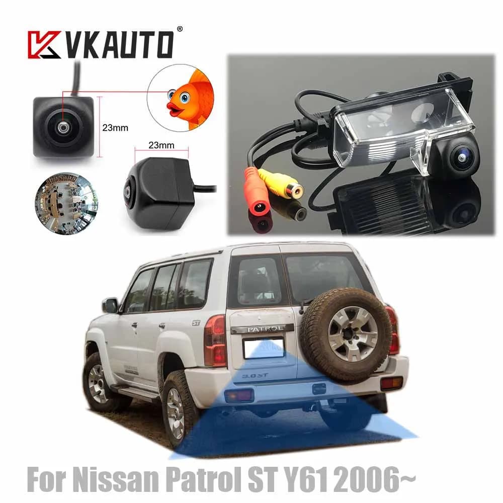 VKAUTO Rear View Camera For Nissan Patrol Safari Y61 2016~2023 CCD Night Vision HD Backup Reverse Parking Camera
