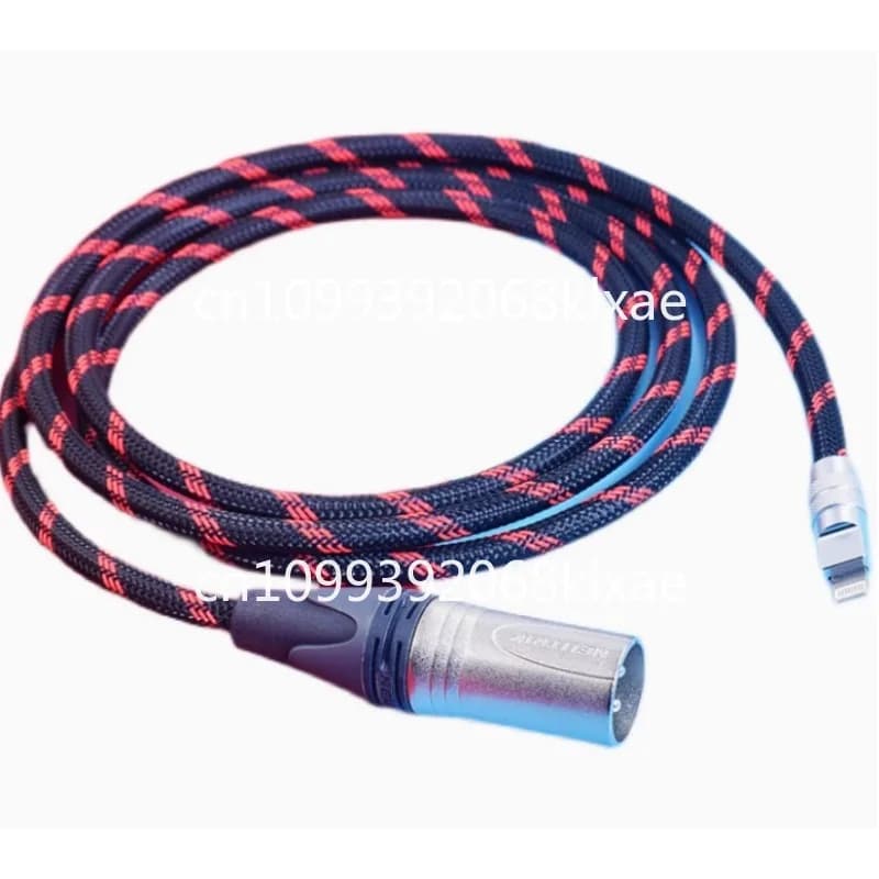 Master Mobile Computer USB Type-C/LIghtning to AES/EBU Audio Cable 110 Euro XLR Digital Balance Cable usbc/typec coaxial