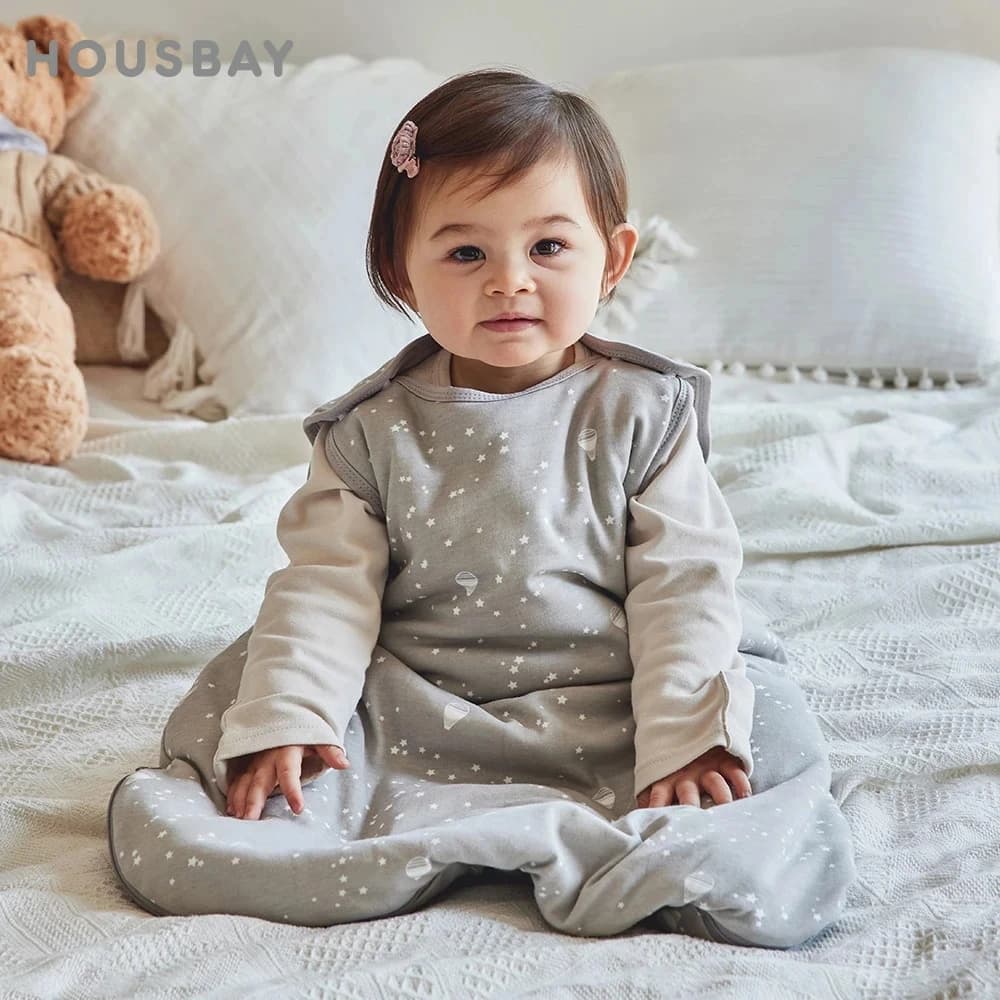 Children's sleeping bags 0-24 months Anti-shoe blanket Newborn baby quilt garments 2.5Tog Stars Print Spring Cotton vest 100% sleeping bags