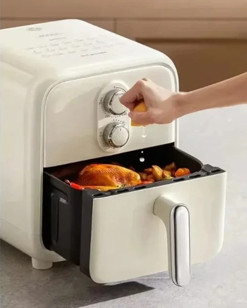 Air Fryer Household Visual Multi Ffunctional Integrated Fully Automatic Electric Fryer 7L Large Capacity New Ove