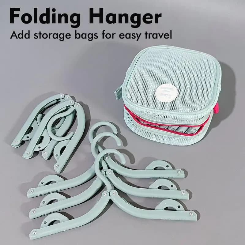 Anti-slip clothes hanger Travel rod Portable set Laptop bag holder for laundry set